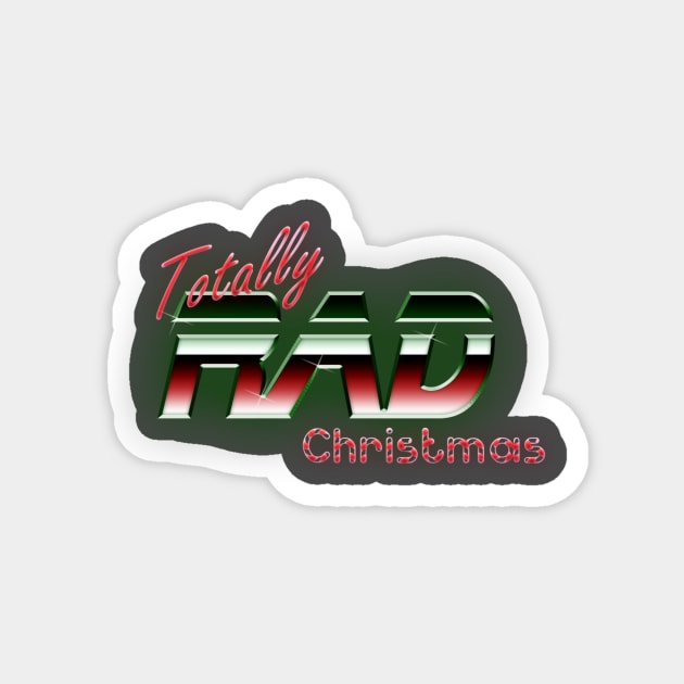 Totally Rad Logo Magnet by Totally Rad Christmas