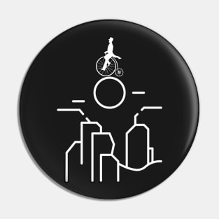 Cycling on the moon Pin