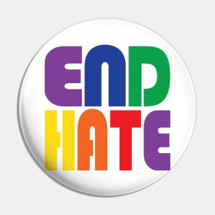 End Hate! Pin