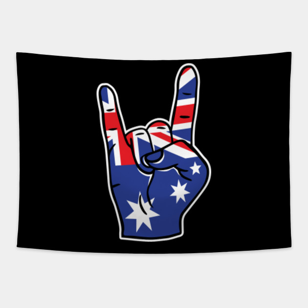 Australia Rules Design Australian Flag Tapestry Teepublic