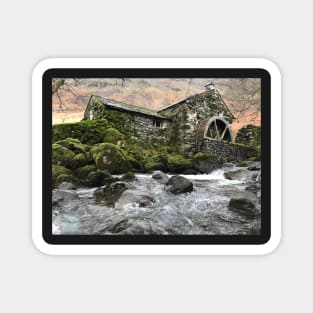 the lake district borrowdale old mill 2 Magnet