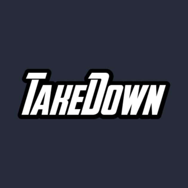 TakeDown White Font by Real TakeDown