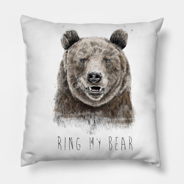 Ring my bear Pillow by soltib