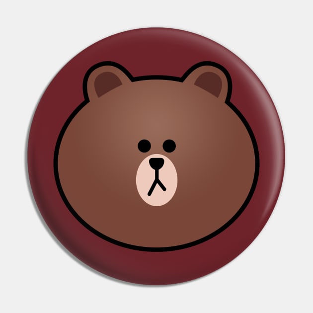 Brown the bear Pin by LegendaryPhoenix