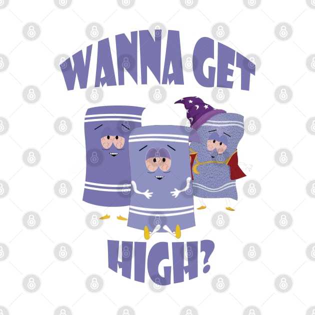Towelie | Wanna Get High | South Park by South Park | T-Shirt
