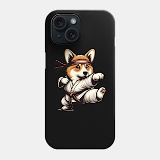 Corgi karate Phone Case