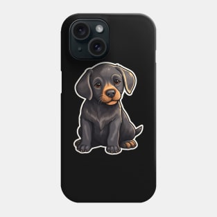 Cute Black Labrador Dog - Dogs Chocolate Labradors Phone Case