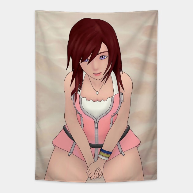 Princess at shore - Kingdom Hearts II Tapestry by UmbraTaberna