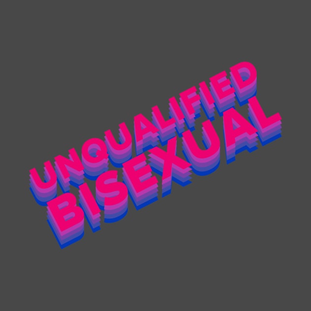 UNQUALIFIED BISEXUAL biflag by anomalyalice