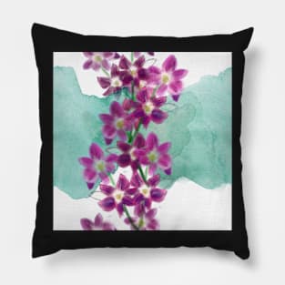 Dendrobium orchard flower pattern Pillow