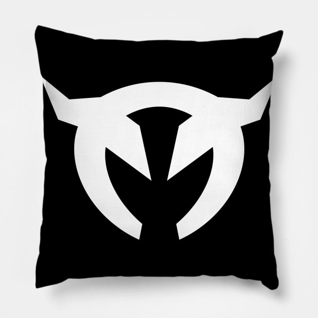 Devils Head Devil Head Simple Birthday Gift Pillow by KAOZ