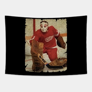 Jim Rutherford, 1980 in Detroit Red Wings (10 Shutouts) Tapestry