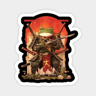 samurai frog Magnet