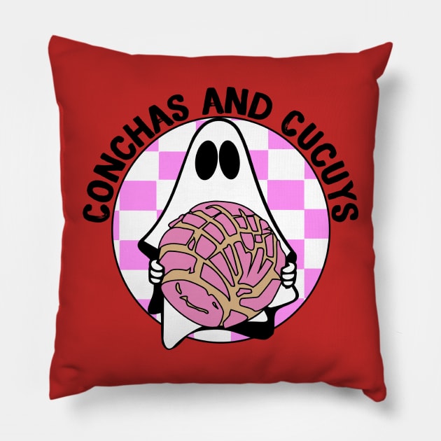 Conchas and cucuys Pillow by VikiShop