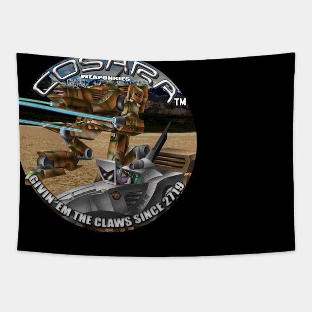 Cosara Weaponries- Pebble Crab Tapestry by Oswald's Oddities