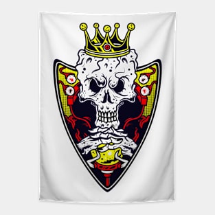 King Skull (color) Tapestry