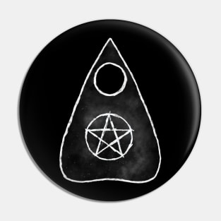 Galaxy pentacle planchette art Pin