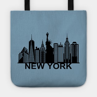 New York silhouette Tote