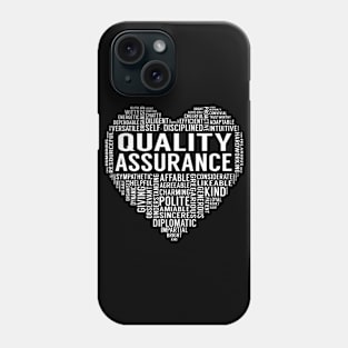 Quality Assurance Heart Phone Case