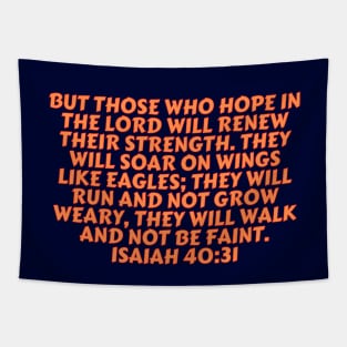 Bible Verse Isaiah 40:31 Tapestry