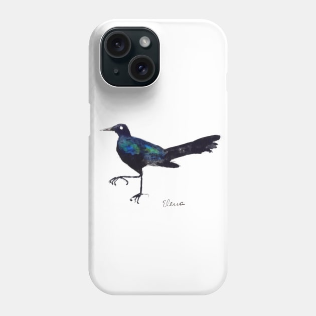 grackle Phone Case by elenasandovici