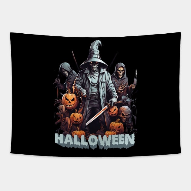 Halloween V04 Tapestry by raijin