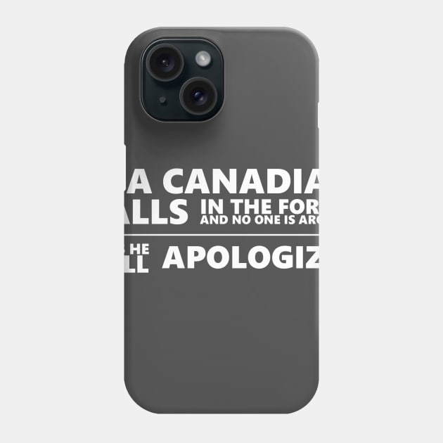 If a Canadian Falls Phone Case by Meta Nugget