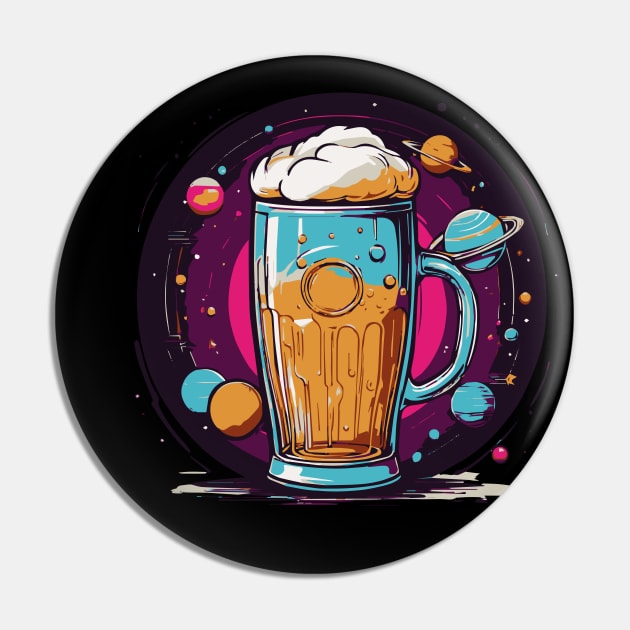 Beer Jupiter Pin by CurlyLamb