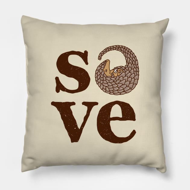 Save Pangolins Pillow by bangtees