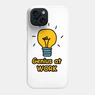 Genius at work Phone Case