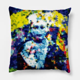 Julia de Burgos in the Evening Blue Pillow