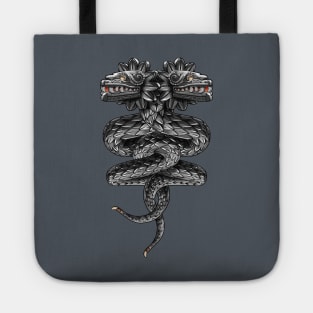 Quetzalcoatl ( flying snake of Aztec ) Tote