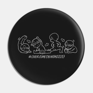 OVERCOME CHIHOKO [BLACK] Pin