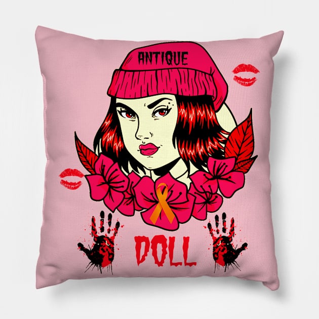 Antique doll Pillow by LilAntique Doll