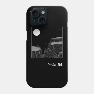 Aphex Twin - Cliffs / Minimalist Style Graphic Design Phone Case