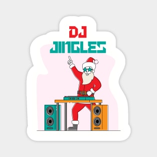 DJ Jingles Santa Magnet