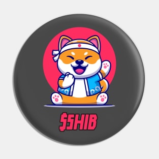 Shiba Inu - $SHIB Fans - Crypto Pin