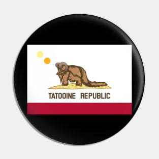 Tatooine Republic Flag Pin