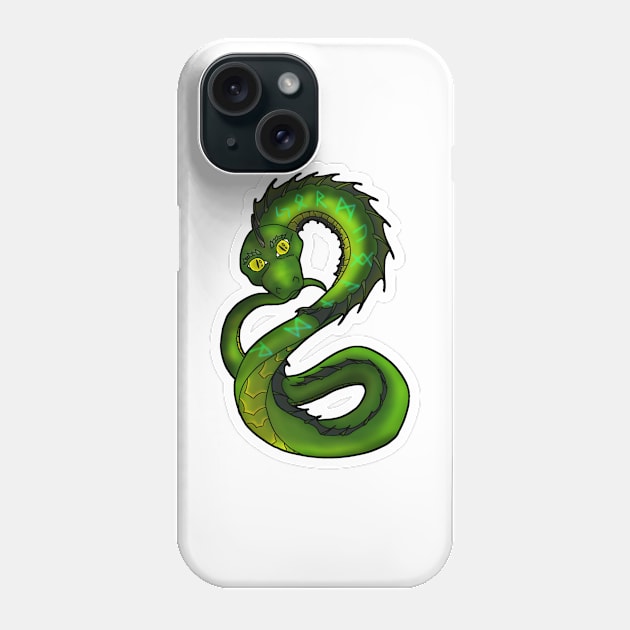 Jormungandr Phone Case by FenrirStrange