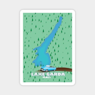 Lake Garda travel map Magnet