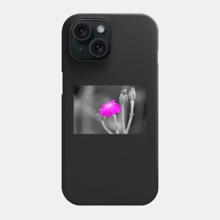 Magenta Flower Selective Color Photography Phone Case