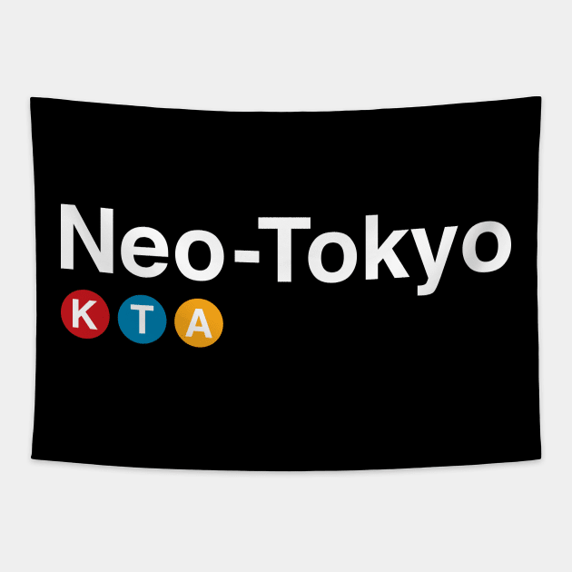 Neo-Tokyo Tapestry by huckblade