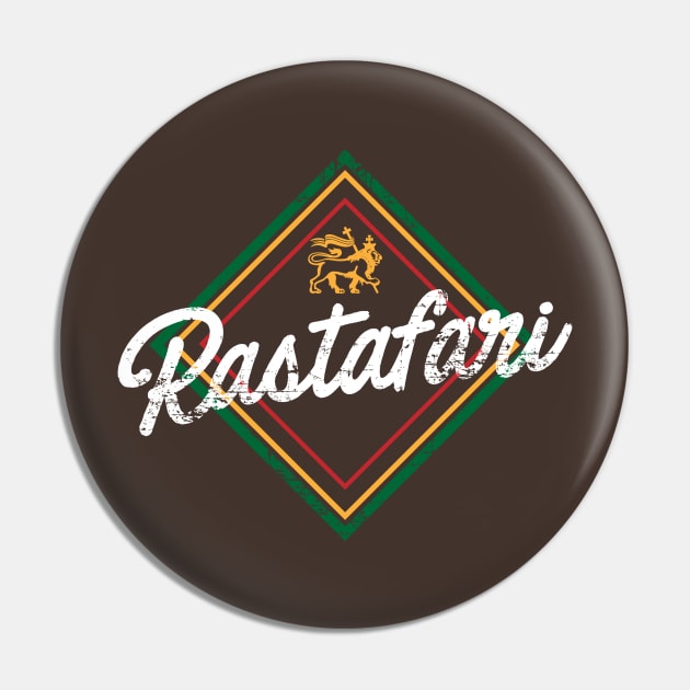 Rasta Lion Pin by CTShirts