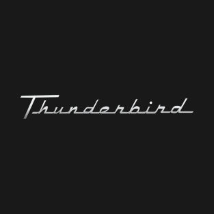 Thunderbird Emblem Script T-Shirt