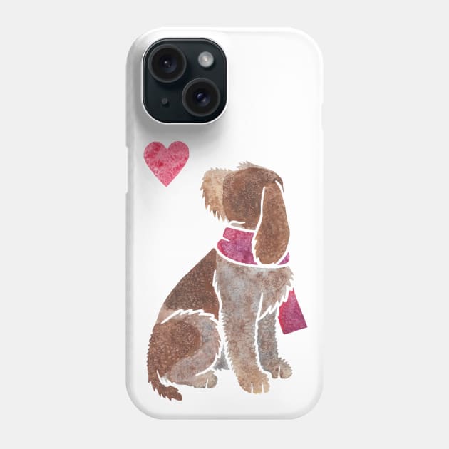 Watercolour Spinone Italiano Phone Case by animalartbyjess