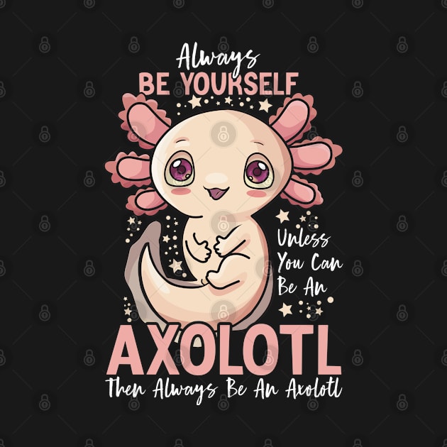 Funny Axolotl Shirt Kids Sayings for Boys Girls Cute Axolotl by Boneworkshop