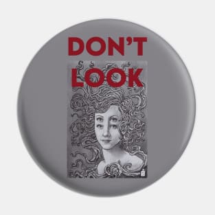 don't look , strange four eyed girl Pin