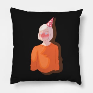 Orange Aurora Pillow