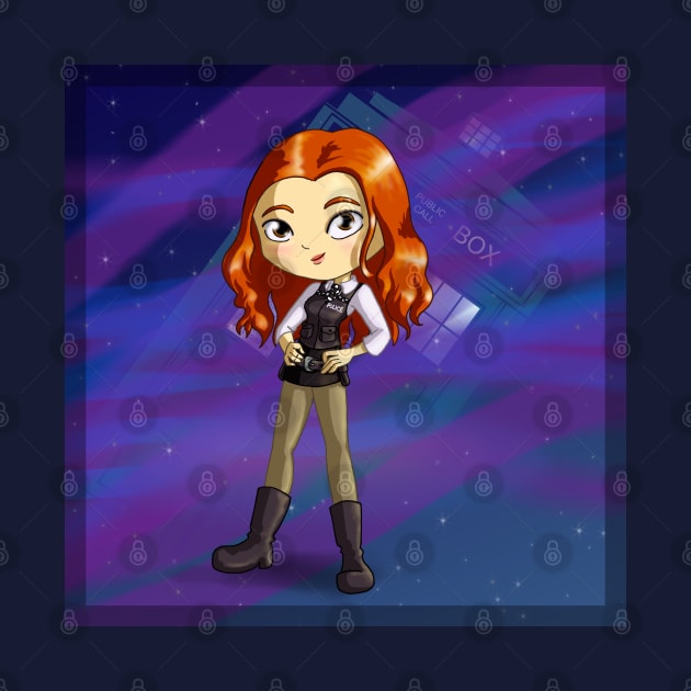 Chibi Amy Pond by Thedustyphoenix