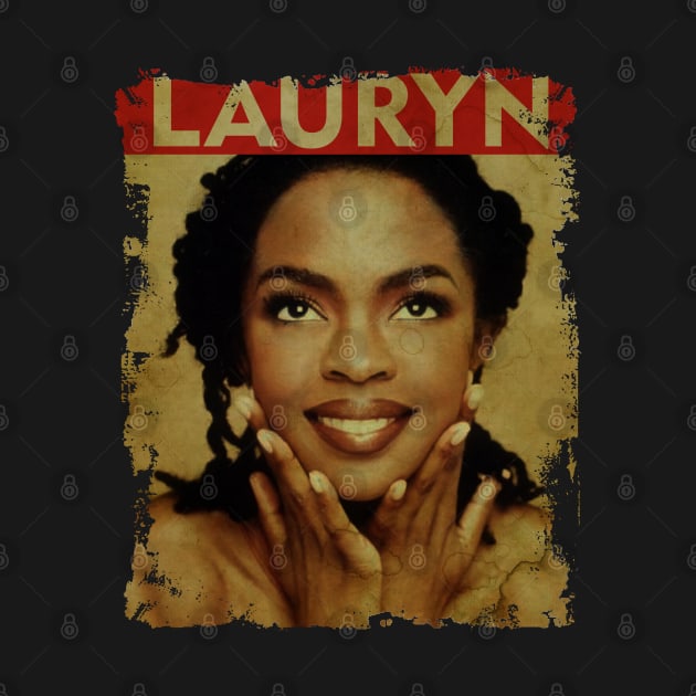 TEXTURE ART- Lauryn Hill - RETRO STYLE by ZiziVintage